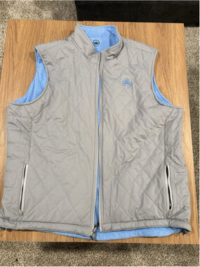 Peter Millar Vest Mens XL All Day Reversible Quilted Vest Golf Crown MF19EZ33 J1